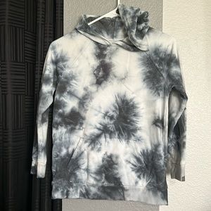 Girls tie dye blue sweater